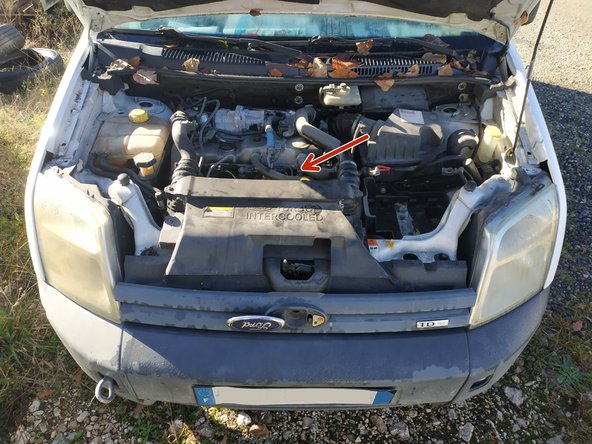 l'alternateur se situe à l'avant