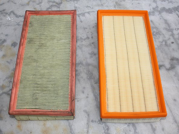 Contrôler que le nouveau filtre corresponde au niveau de la longueur, de la largeur et de l'épaisseur.