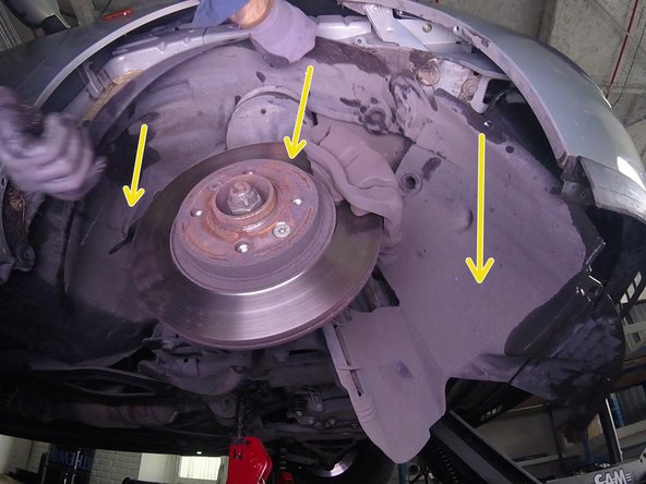 Retirer le pare boue