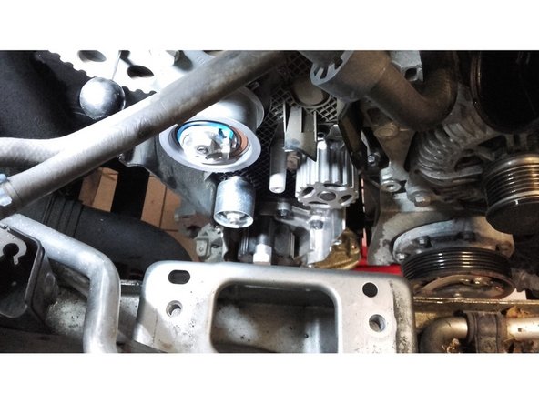 Installer la nouvelle courroie