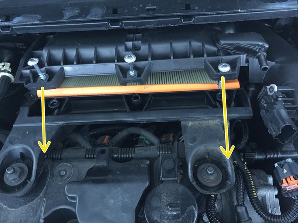 Refermer la boite à air