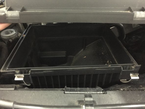 Retirer le filtre à air