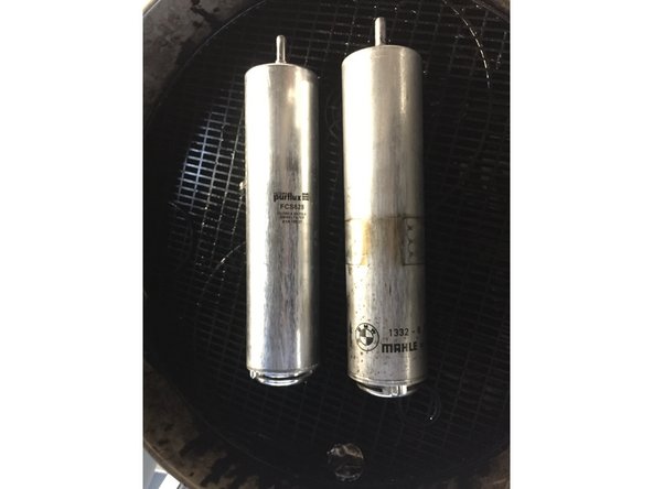 Vérifier la correspondance entre l'ancien et le nouveau filtre à carburant