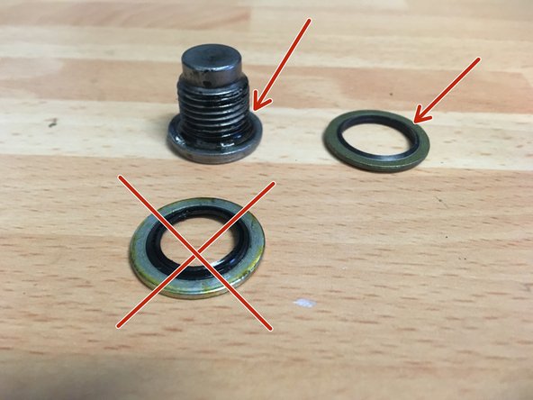 Remplacer le joint du bouchon de vidange