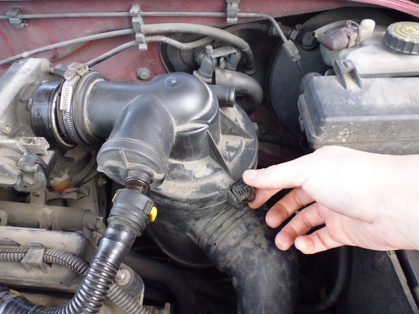 
Once in the notches, reattach the two fasteners
