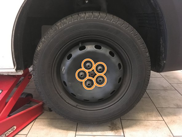 Remonter l'enjoliveur