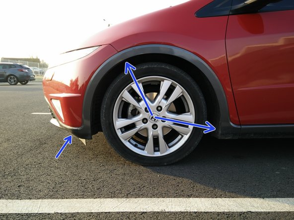 Si la roue n'est pas braquée il est difficile de dévisser