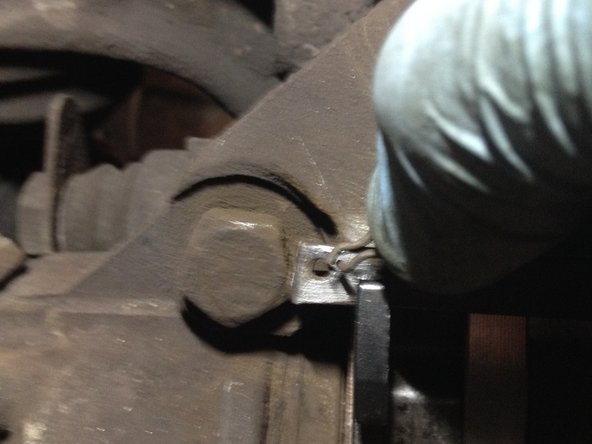 
Insert the pin by hand
