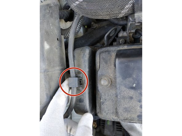 
replace the canister hose if you removed it
