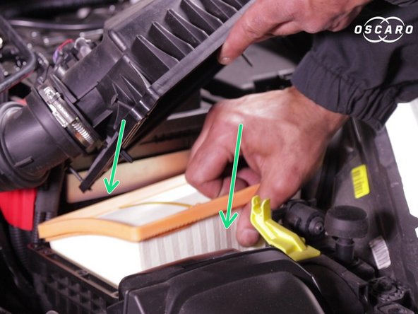 Bien emboîter le filtre dans son emplacement
