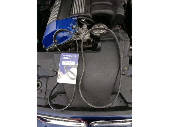 Comparer la taille des deux courroies