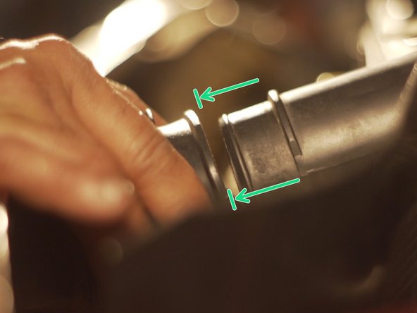 
Fit the sleeve into the air inlet
