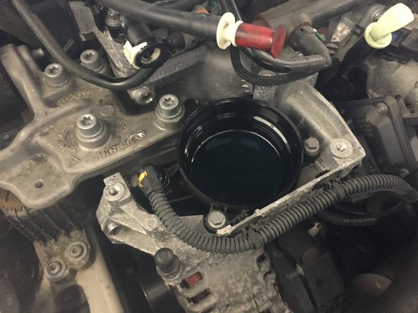 Retirer l'ancien filtre