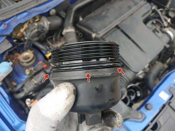 huiler le joint torique de la cloche