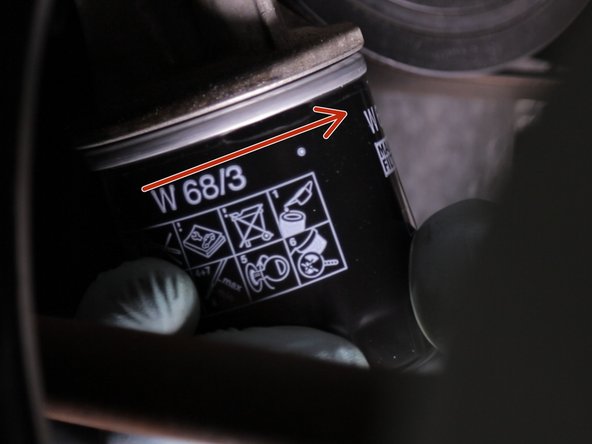 Serrer bien le filtre à huile mais toujours à la main