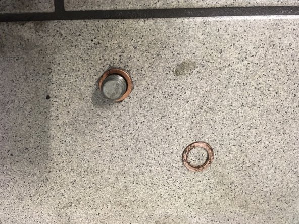 Remplacer le joint du bouchon de vidange