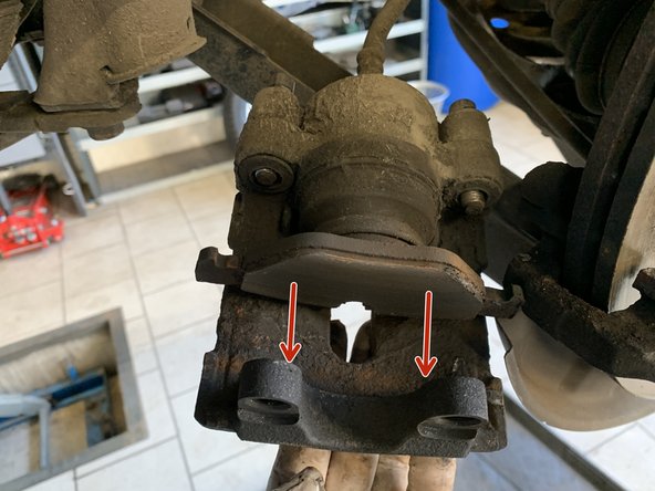 Retirer les plaquettes de frein