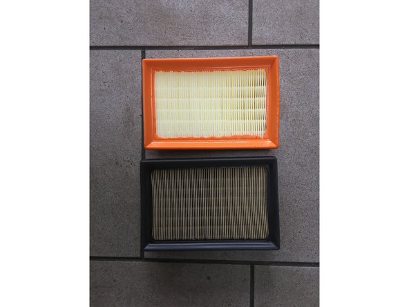 Vérifier que le nouveau filtre corresponde