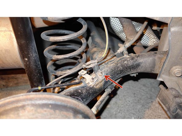 Caler au moins une roue avant.