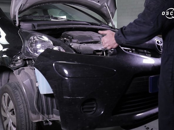 Positionner le pare-choc