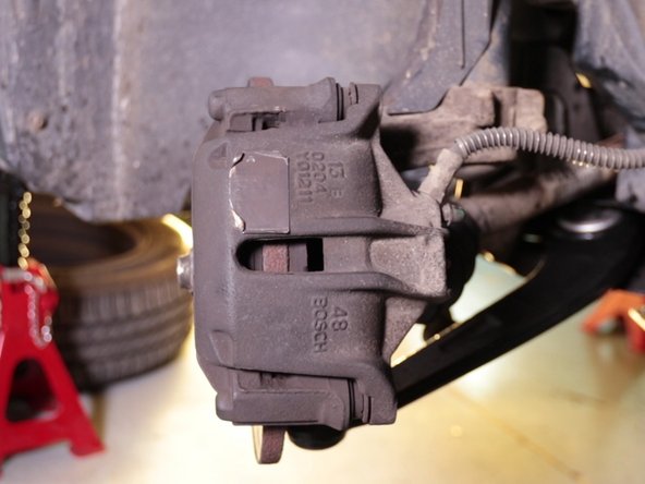 L'étrier est maintenant libre