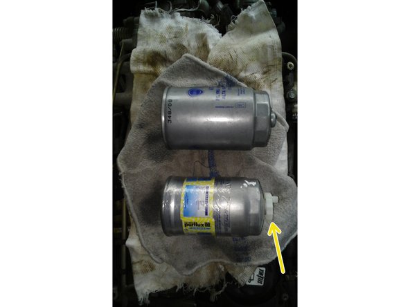 Garder l'ensemble de la base propre jusqu'au remontage du nouveau filtre