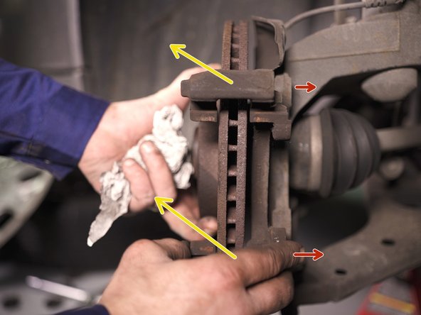 Retirer la chape du disque