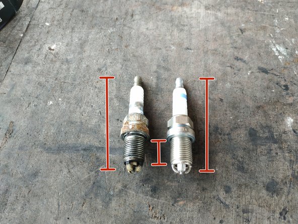 comparer les bougies et s'assurer de la compatibilité