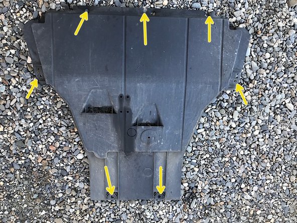 Ne pas oublier d'enlever le crique sous la voiture