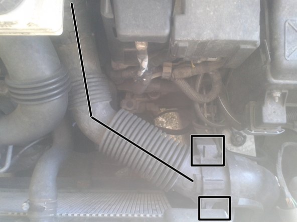 Remettre la durite d 'air