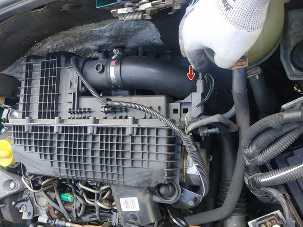 brancher le capteur sur la boîte à air