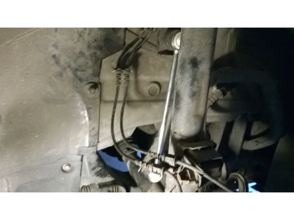 C'est fini, la biellette est posée.