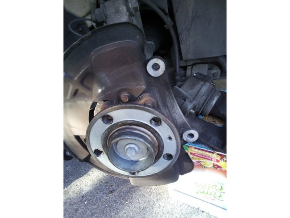 Tirez le disque vers vous.