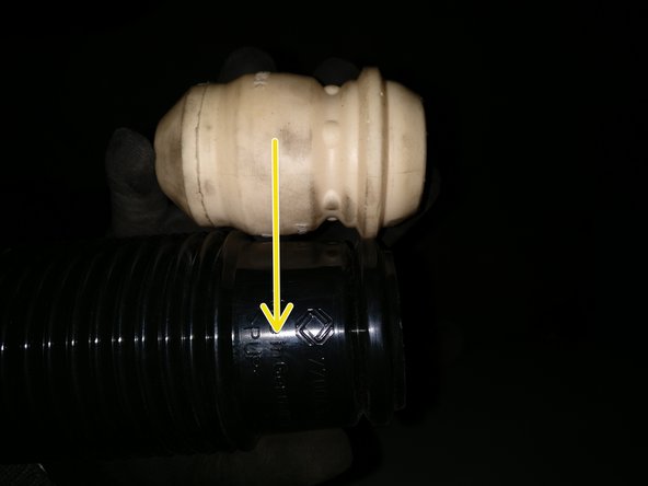 Monter la butée élastique (manchon protecteur + soufflet)