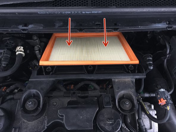 Installer le nouveau filtre