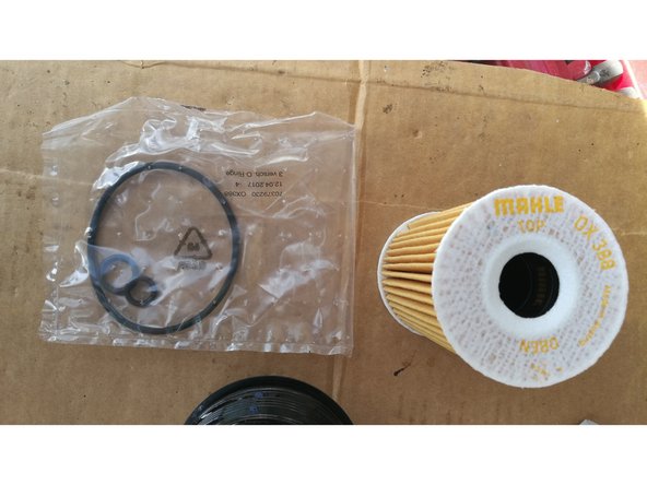 Comparer l'ancien et le nouveau filtre à huile (dimensions , forme)