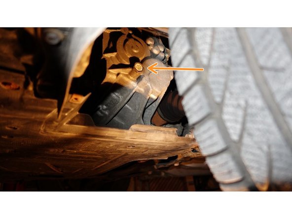 Bouchon de remplissage d'huile de transmission.