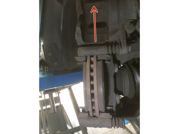 Basculer l'étrier vers le haut