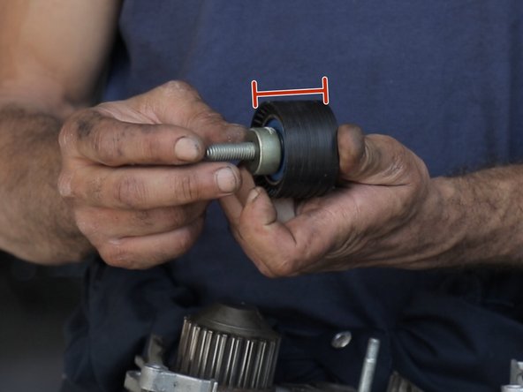 Comparer l'ancien galet enrouleur avec le nouveau