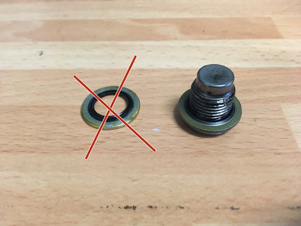 Remplacer le joint du bouchon de vidange
