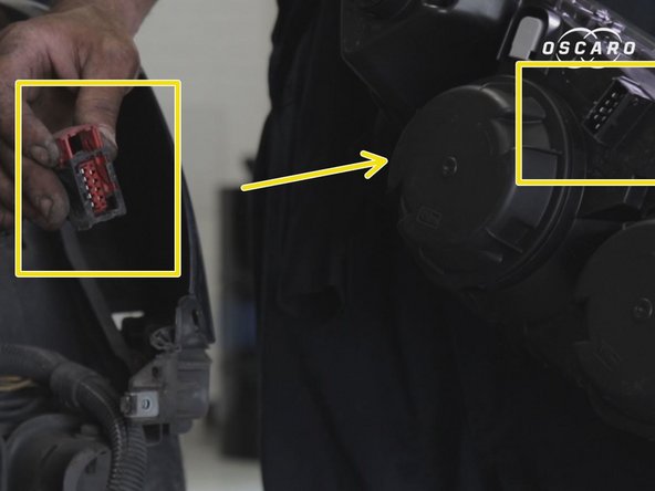 Rebrancher le connecteur du phare