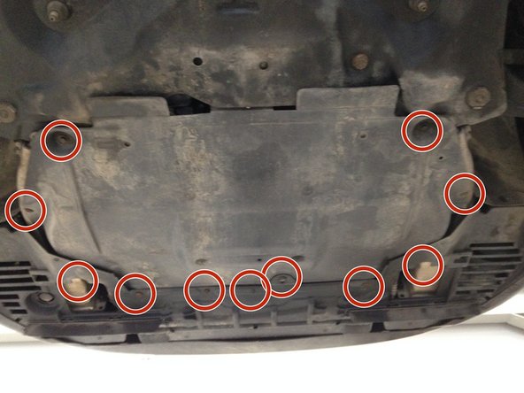 Remonter la plaque sous moteur