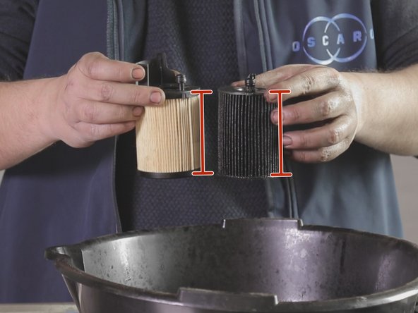 Les deux filtres ne sont pas identiques les équipementiers ont effectués des modifications sur ce filtre.