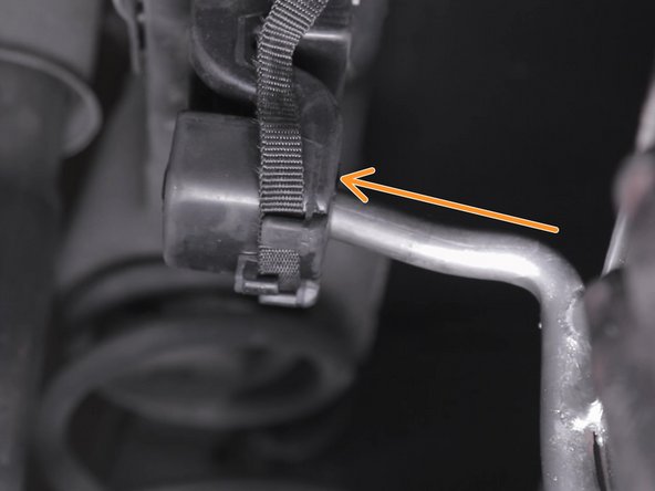 Repositionner le collier de la partie avant