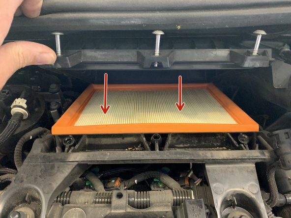 Fermer la boite à air