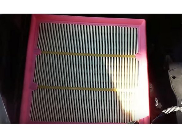 Une fois le cache enlevé, vous pouvez changer le filtre.