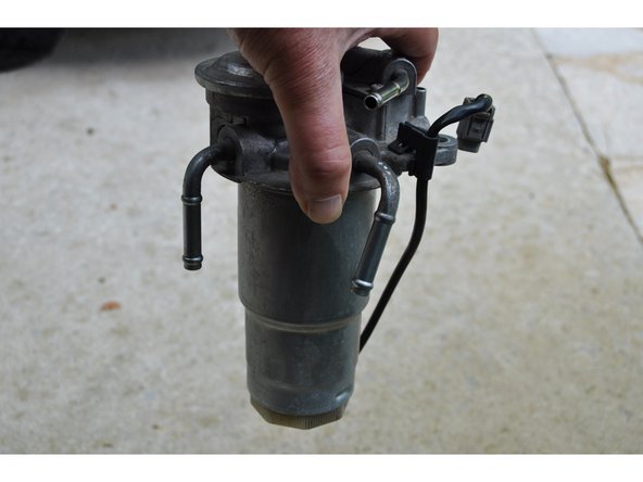 Vue de l'ensemble support et filtre