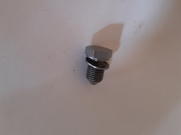 Remplacer le bouchon de vidange équipé de son joint. Le joint est indissociable