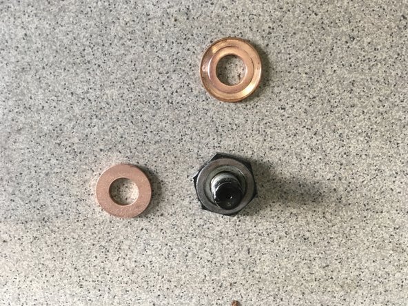 
Replace the drain plug gasket
