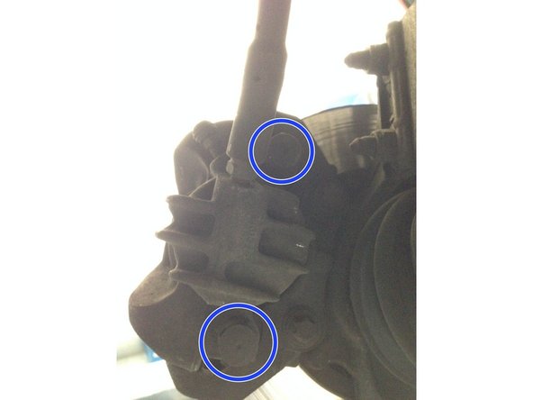 Remonter les deux cache de vis de l'étrier